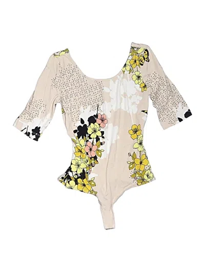 Pre-owned Guess 3/4 Sleeve Blouse In Ivory