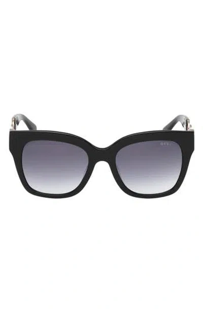 Guess 53mm Gradient Square Sunglasses In Black