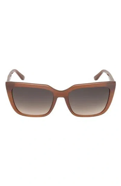 Guess 55mm Square Sunglasses In Brown