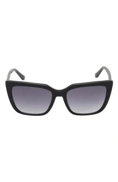 Guess 55mm Square Sunglasses In Black