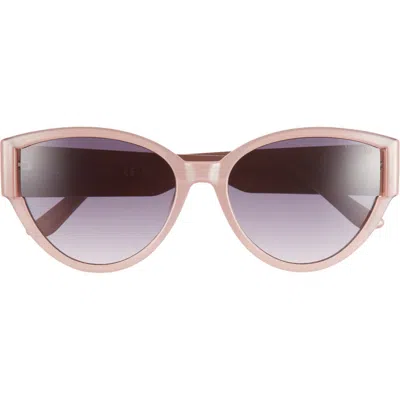 Guess 56mm Cat Eye Sunglasses In Pink