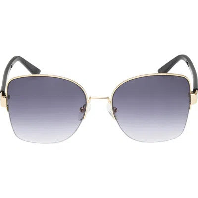 Guess 59mm Gradient Butterfly Sunglasses