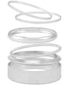 Guess 6-pc. Set Multi Size Polished Bangle Bracelets In Silver