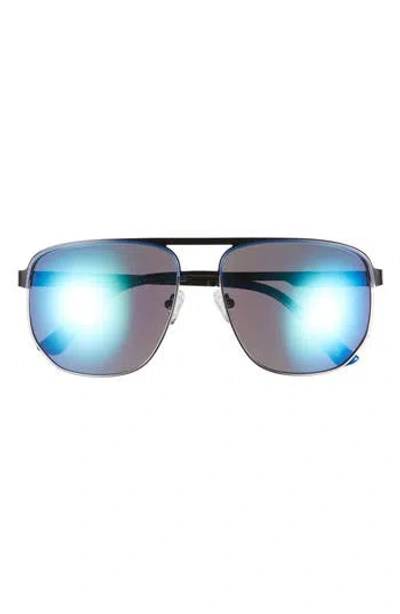 Guess 61mm Navigator Sunglasses In Multi