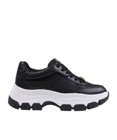 Guess 73mm Berrett 4g Logo Sneakers In Black