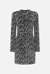Guess Abito Paillettes Nero In Grigio