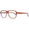 Guess Orange Men Optical Frames In Brown