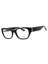 Guess Acetate Rectangular Women's Eyeglasses In Black