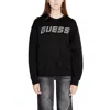 Guess Active Black Viscose Sweatshirt In Black