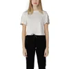 Guess Active Cream Cotton T-shirt In White
