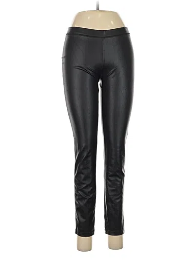 Pre-owned Guess Active Pants In Black