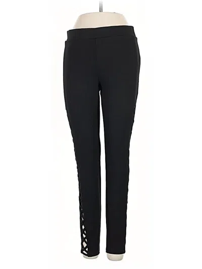 Pre-owned Guess Active Pants In Black