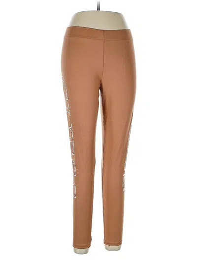 Pre-owned Guess Active Pants In Brown