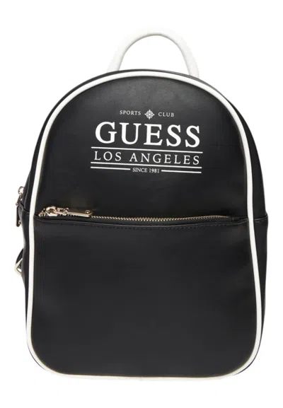 Guess-activewear Backpack Woman Guess Activewear In Black