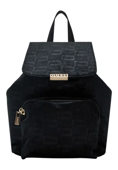 Guess-activewear Backpack Woman Guess Activewear In Black