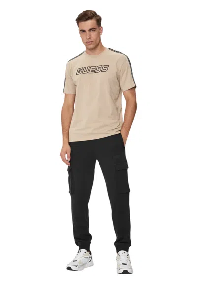 Guess-activewear Jogger Cargo Men Trousers Guess Activewear In Black