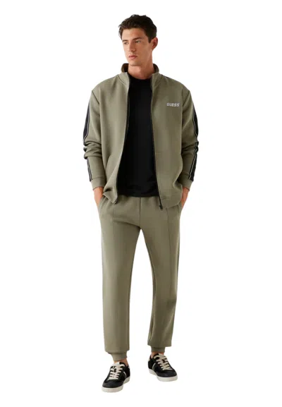 Guess-activewear Men's Side Logo Sweatshirt Guess Activewear In Black