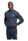 Guess-activewear Men's Sweatshirt Guess Activewear Full Zip In Blue