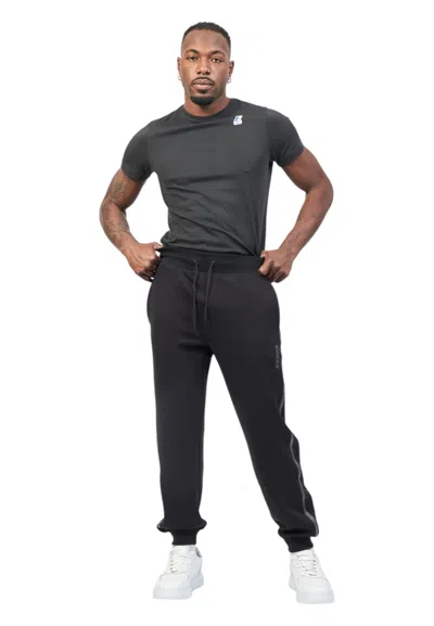 Guess-activewear Men's Trousers Guess Activewear Regular Fit In Black