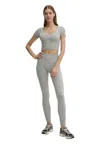 Guess-activewear Top Woman Guess Activewear In Gray