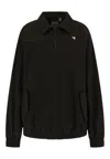 Guess-activewear Women's Sweatshirt Guess Activewear With Collar In Black