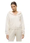 Guess-activewear Women's Sweatshirt Guess Activewear With Hood Crop In Pink