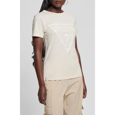 Guess Adele Organic Cotton Graphic T-shirt In Ocean Salt