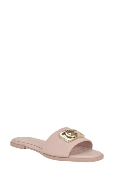 Guess Adrinna 2 Slide Sandal In Light Pink