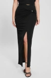 Guess Aimee Embellished Ring Maxi Skirt In Black