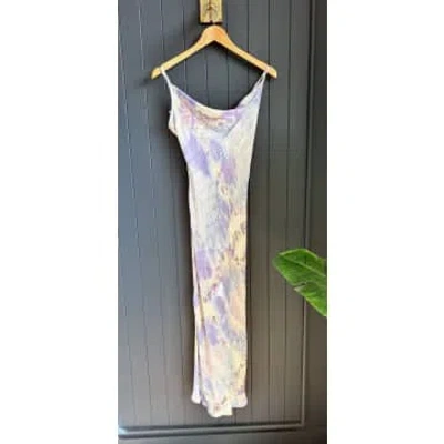 Guess Akilina Slip Dress | Lilac Tie Dye In Multi
