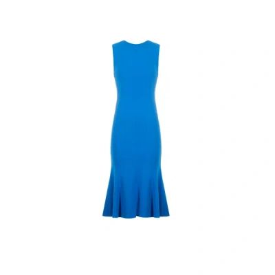 Guess Alba Midi Dress In Blue