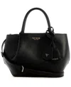 Guess Amorette Girlfriend Satchel Bag In Black