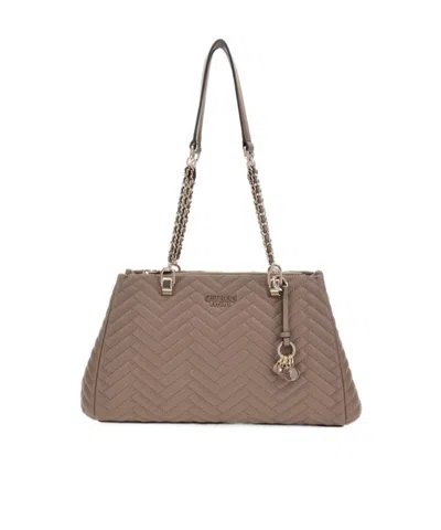Guess Anning Shoulder Bag In Brown