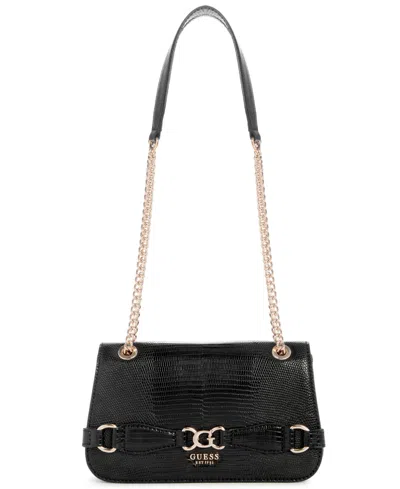 Guess Arlena Convertible Crossbody Flap In Black