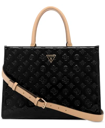 Guess Arnela Large Girlfriend Tote In Black Logo