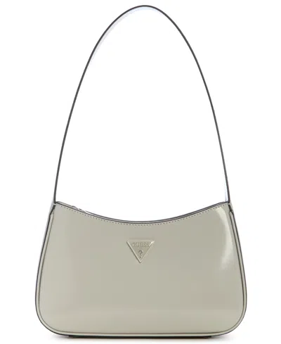 Guess Arnela Top Zip Small Shoulder Bag In Gray