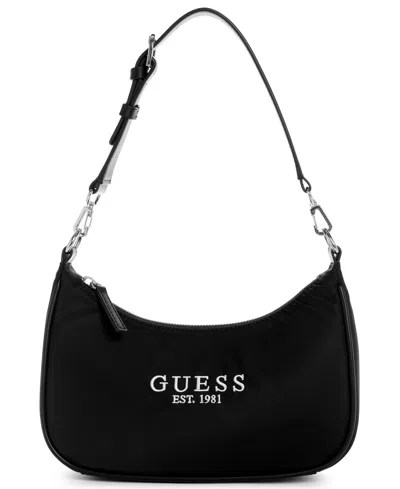 Guess Arona Small Shoulder Bag In Black