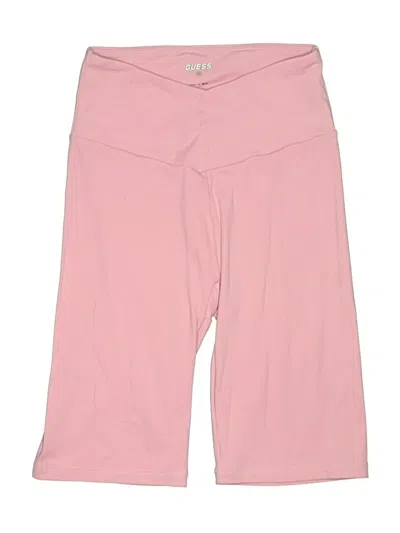 Pre-owned Guess Athletic Shorts In Pink
