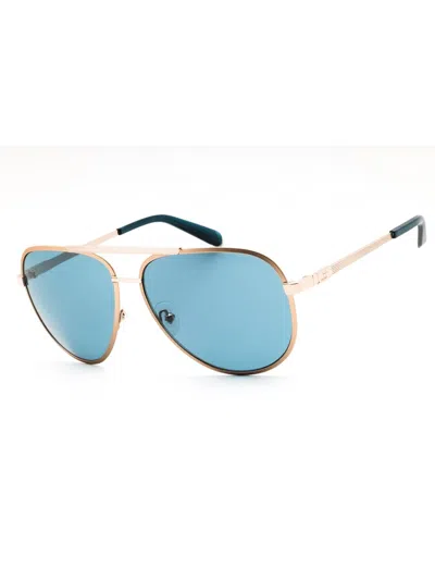 Guess Aviator Metal Sunglasses For Men In Gold
