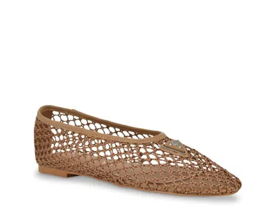 Guess Aylora Ballet Flat In Brown