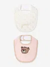 Guess Baby 2 Piece Bib Set In Multi