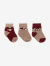 Guess Baby 3 Pack Socks Set In Multi