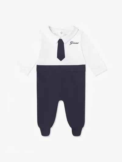 Guess Baby Boys Babygrow With Tie In Multi