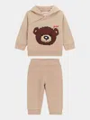 Guess Baby Boys Bear Tracksuit In Beige