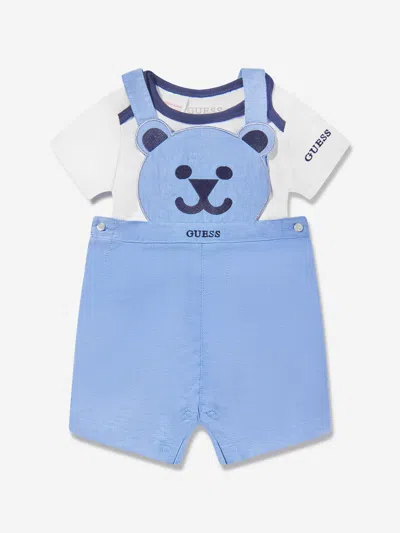 Guess Babies' Bear Romper Set In White