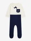 Guess Baby Boys Brushed Interlock Coverall In Multi