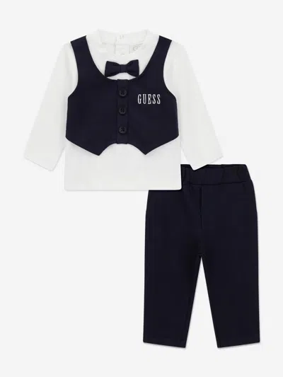 Guess Baby Boys Trouser Set In Blue