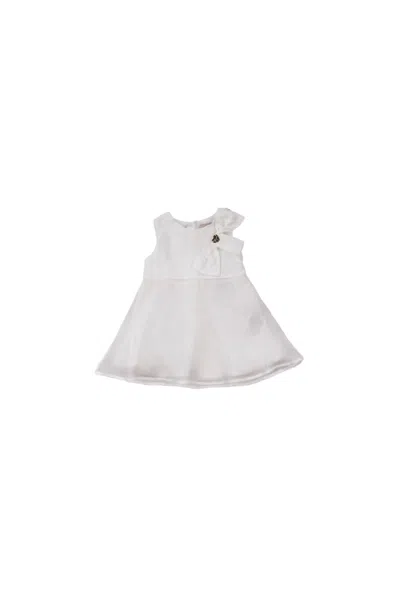 Guess Kids'  Baby Dress A5rk10 Wfe70 G011 Set Sl Dress Satin Panties White