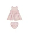 GUESS BABY GIRL DRESS AND COORDINATING DIAPER COVER