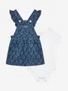 GUESS GUESS BABY GIRLS BODY AND DENIM SKIRTALL SET